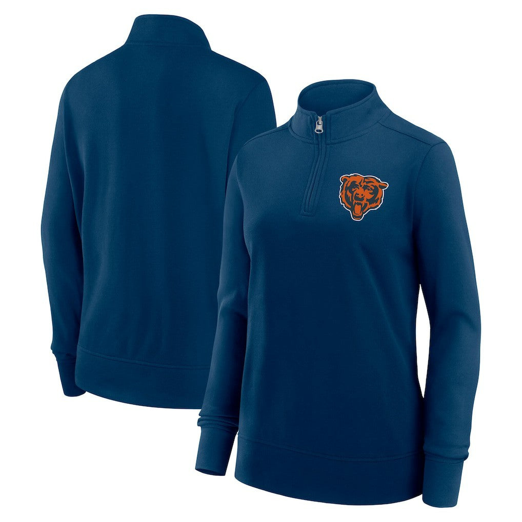 Logo Athletic Women's Velocity Quarter-Zip Jacket - Chicago Bears Jackets