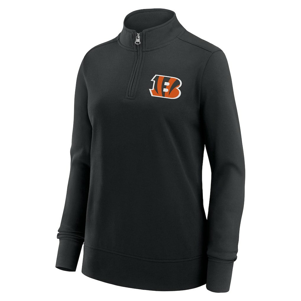 Logo Athletic Women's Velocity Quarter-Zip Jacket - Cincinnati Bengals Jackets