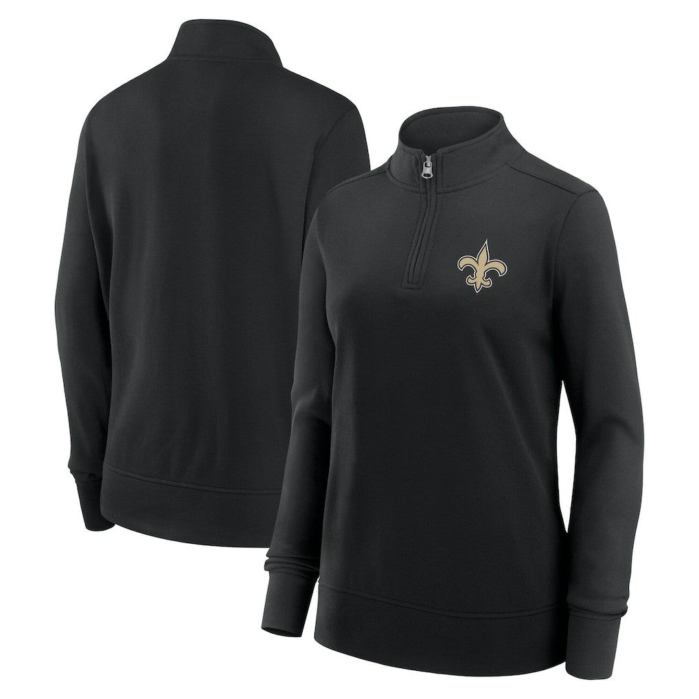 Logo Athletic Women's Velocity Quarter-Zip Jacket - New Orleans Saints Jackets
