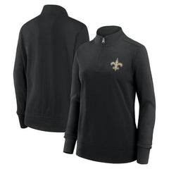 Logo Athletic Women's Velocity Quarter-Zip Jacket - New Orleans Saints Jackets