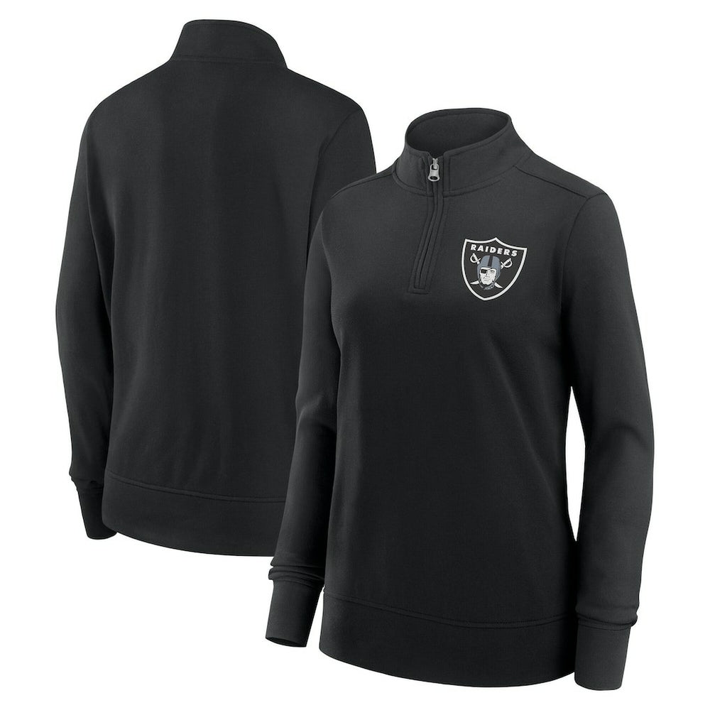 Logo Athletic Women's Velocity Quarter-Zip Jacket - Las Vegas Raiders Jackets