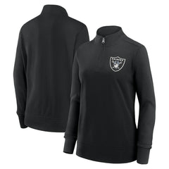 Logo Athletic Women's Velocity Quarter-Zip Jacket - Las Vegas Raiders Jackets
