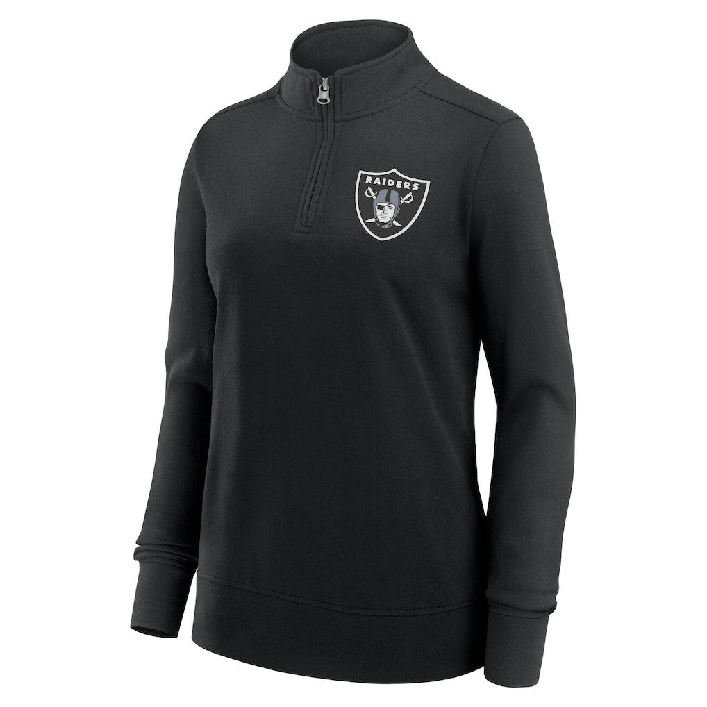 Logo Athletic Women's Velocity Quarter-Zip Jacket - Las Vegas Raiders Jackets