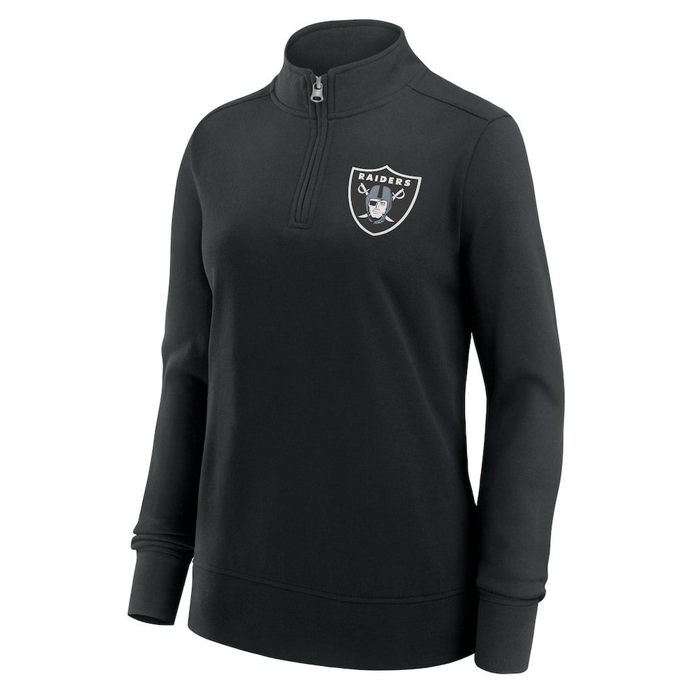 Logo Athletic Women's Velocity Quarter-Zip Jacket - Las Vegas Raiders Jackets