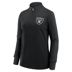 Logo Athletic Women's Velocity Quarter-Zip Jacket - Las Vegas Raiders Jackets