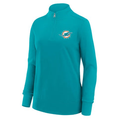 Logo Athletic Women's Velocity Quarter-Zip Jacket - Miami Dolphins Jackets