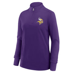 Logo Athletic Women's Velocity Quarter-Zip Jacket - Minnesota Vikings Jackets