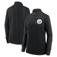 Logo Athletic Women's Velocity Quarter-Zip Jacket - Pittsburgh Steelers Jackets