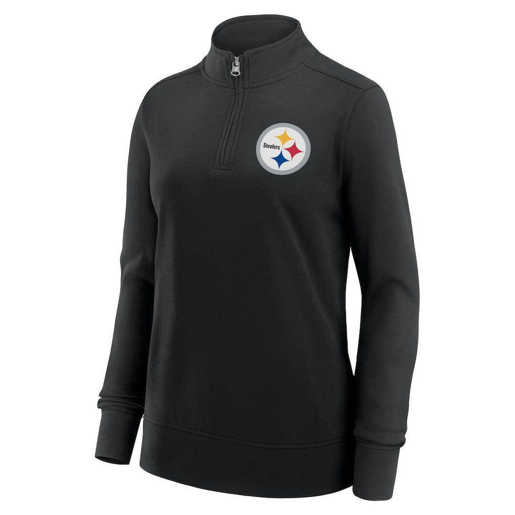 Logo Athletic Women's Velocity Quarter-Zip Jacket - Pittsburgh Steelers Jackets