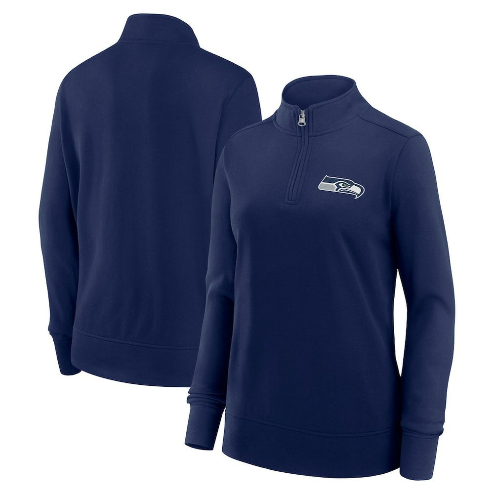 Logo Athletic Women's Velocity Quarter-Zip Jacket - Seattle Seahawks Jackets