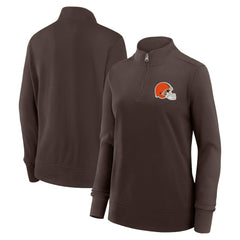 Logo Athletic Women's Velocity Quarter-Zip Jacket - Cleveland Browns Jackets