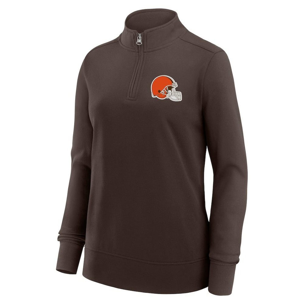 Logo Athletic Women's Velocity Quarter-Zip Jacket - Cleveland Browns Jackets