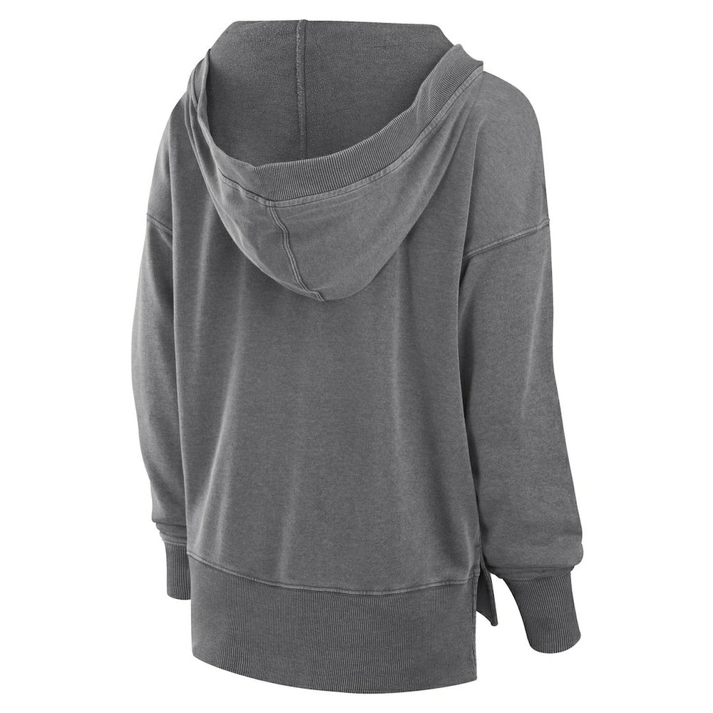 Women's Initiative Snow Wash French Terry V-Neck Pullover Hoodie - Baltimore Ravens Hoodies