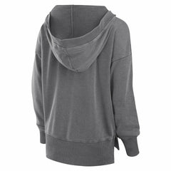 Women's Initiative Snow Wash French Terry V-Neck Pullover Hoodie - New York Jets Hoodies