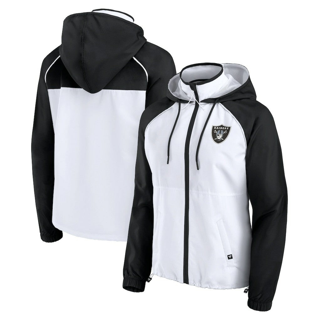 Women's Full-Zip Anorak Hoodie Jacket - Las Vegas Raiders Hoodies