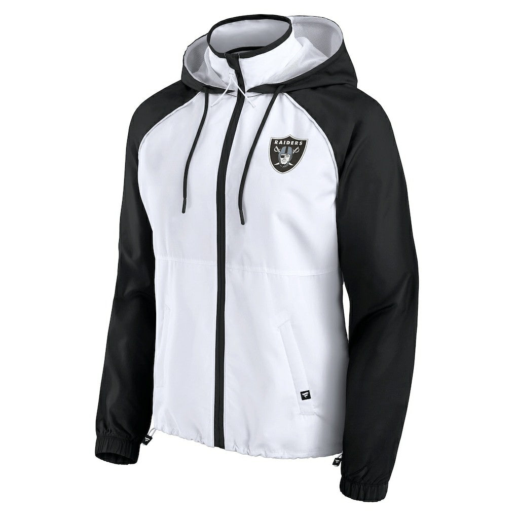 Women's Full-Zip Anorak Hoodie Jacket - Las Vegas Raiders Hoodies