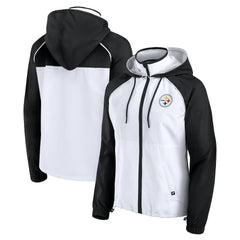 Women's Full-Zip Anorak Hoodie Jacket - Pittsburgh Steelers Hoodies