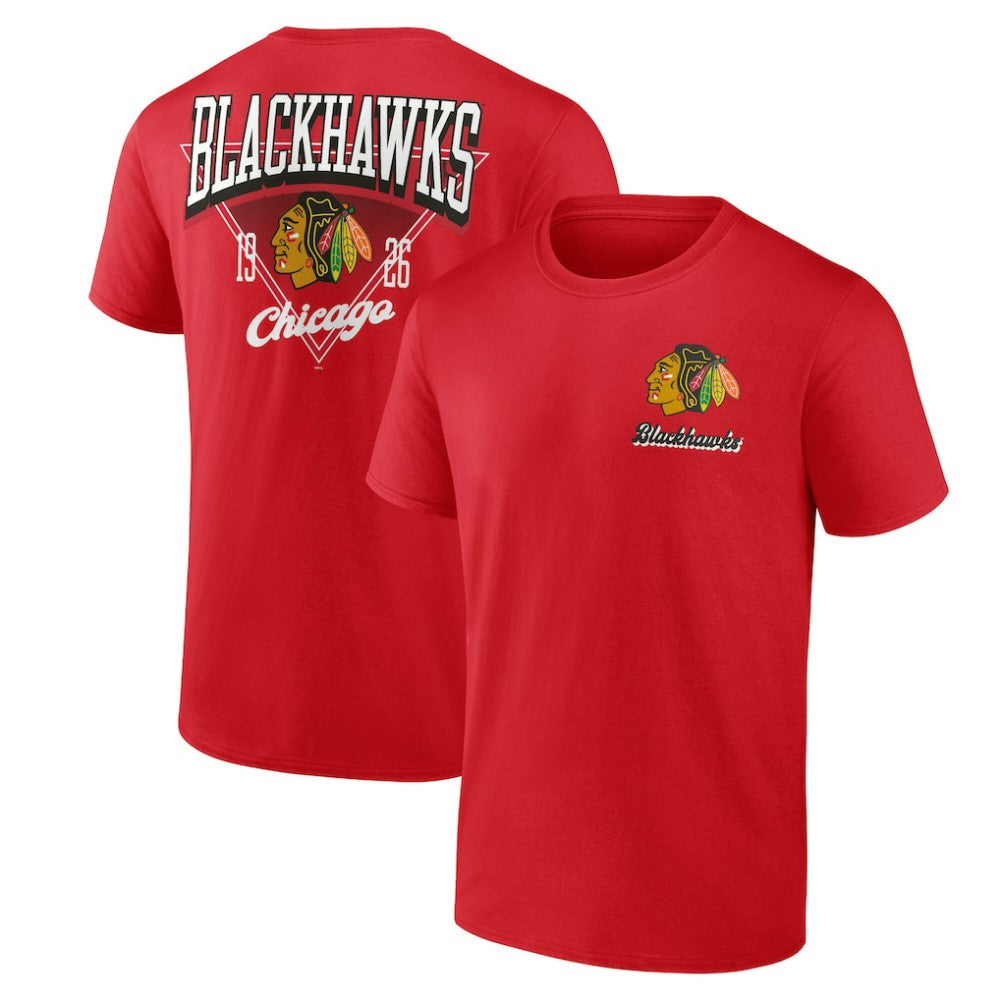 NHL Chicago Blackhawks Logo Athletic Never Over T-Shirt