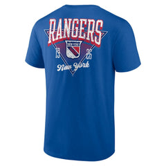 NHL New York Rangers Logo Athletic Never Over T-Shirt