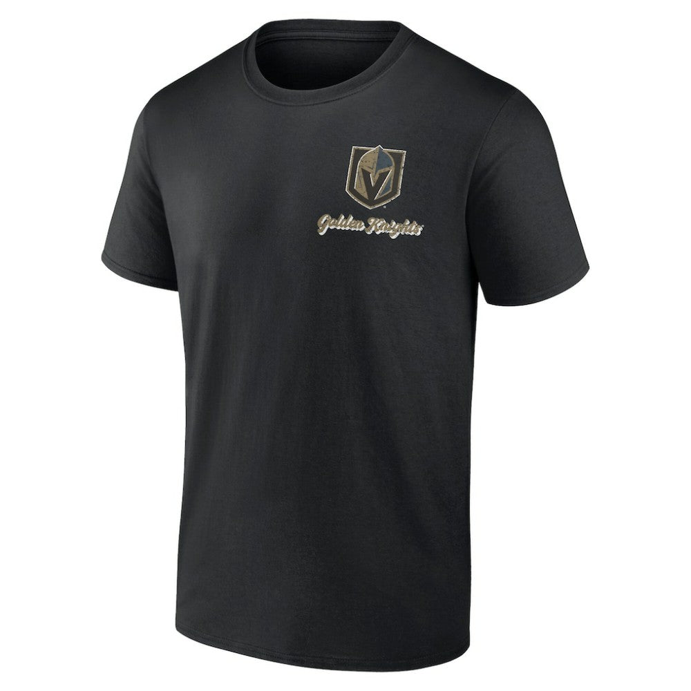 NHL Vegas Golden Knights Logo Athletic Never Over T-Shirt