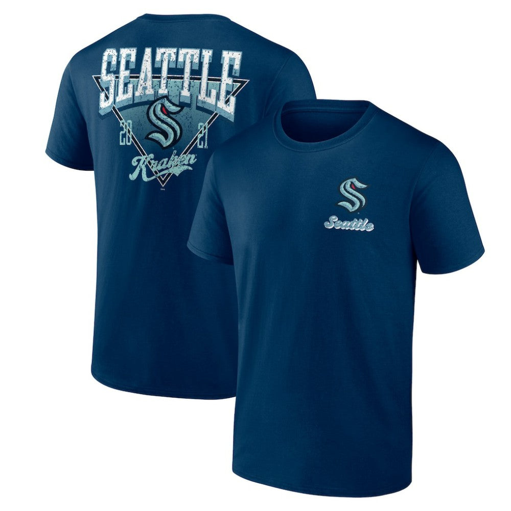 NHL Seattle Kraken Logo Athletic Never Over T-Shirt