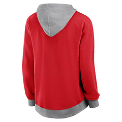 NHL Carolina Hurricanes Logo Athletic Women's Hit It French Terry Full-Zip Hoodie