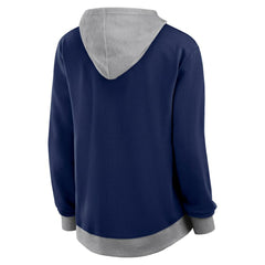 NHL Columbus Blue Jackets Logo Athletic Women's Hit It French Terry Full-Zip Hoodie