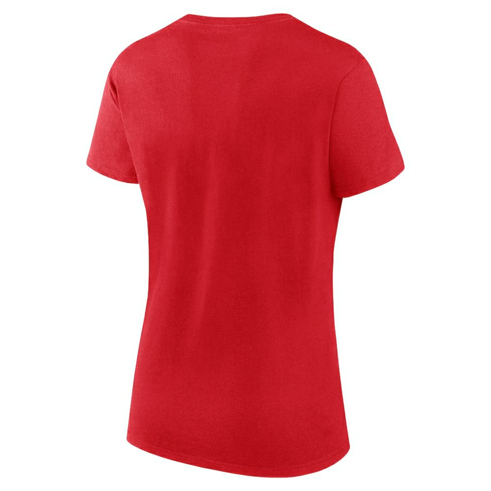 NHL Chicago Blackhawks Logo Athletic Women's Launch Scoop Neck T-Shirt