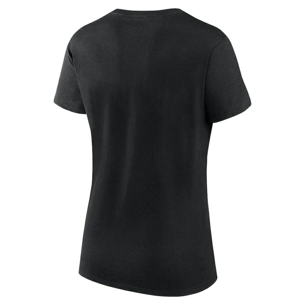 NHL Vegas Golden Knights Logo Athletic Women's Launch Scoop Neck T-Shirt