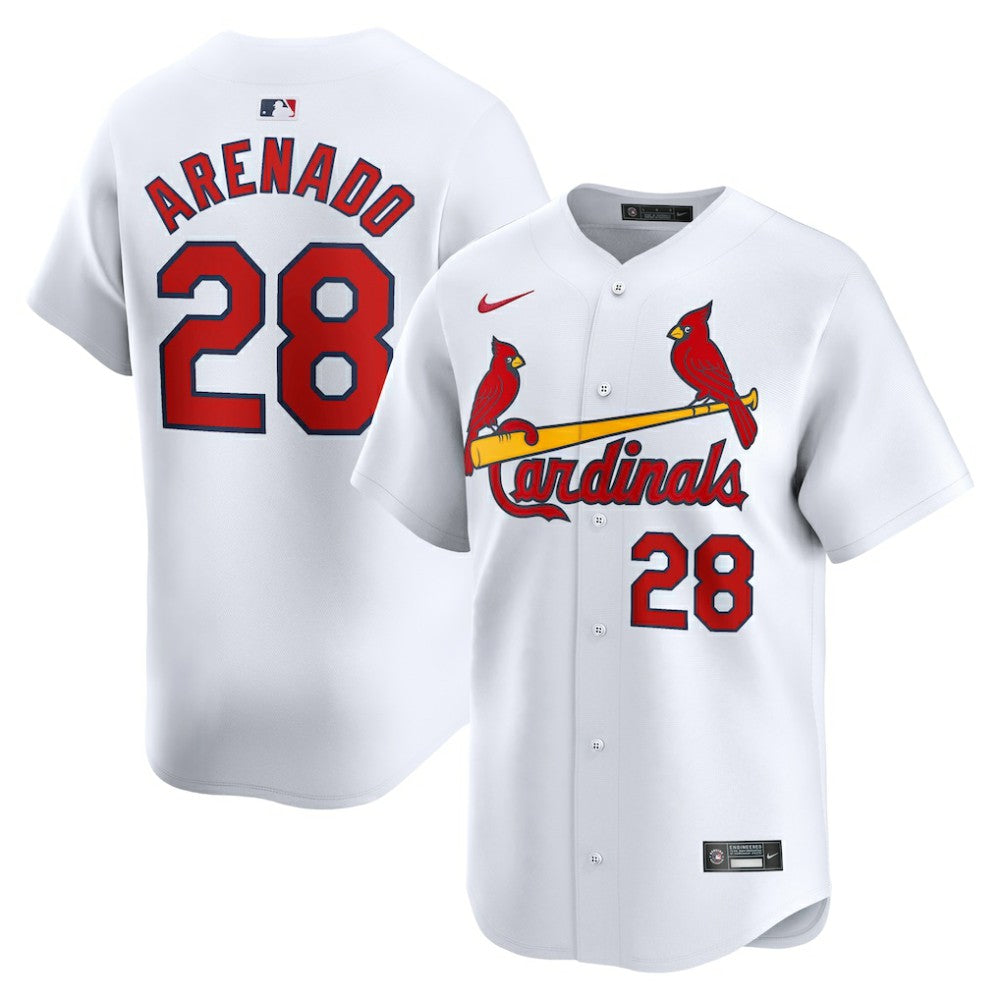 White Nolan Arenado St. Louis Cardinals Nike Youth Home Limited Player Jersey