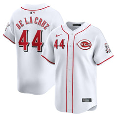 White Elly De La Cruz Cincinnati Reds Nike Youth Home Limited Player Jersey
