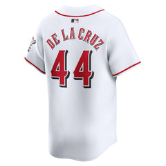 White Elly De La Cruz Cincinnati Reds Nike Youth Home Limited Player Jersey