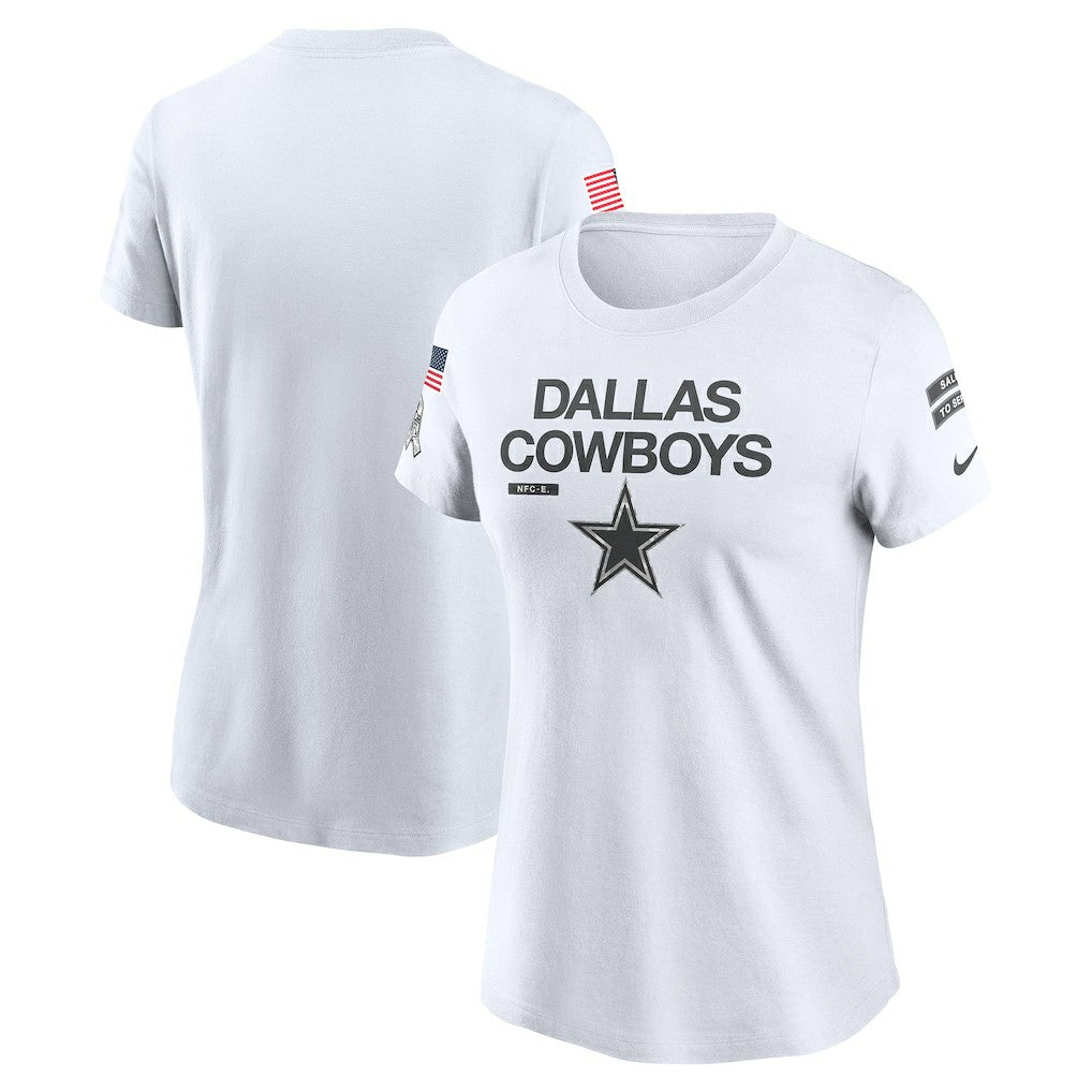 Women's 2024 Salute To Service Legend Performance T-Shirt - Dallas Cowboys T-shirts