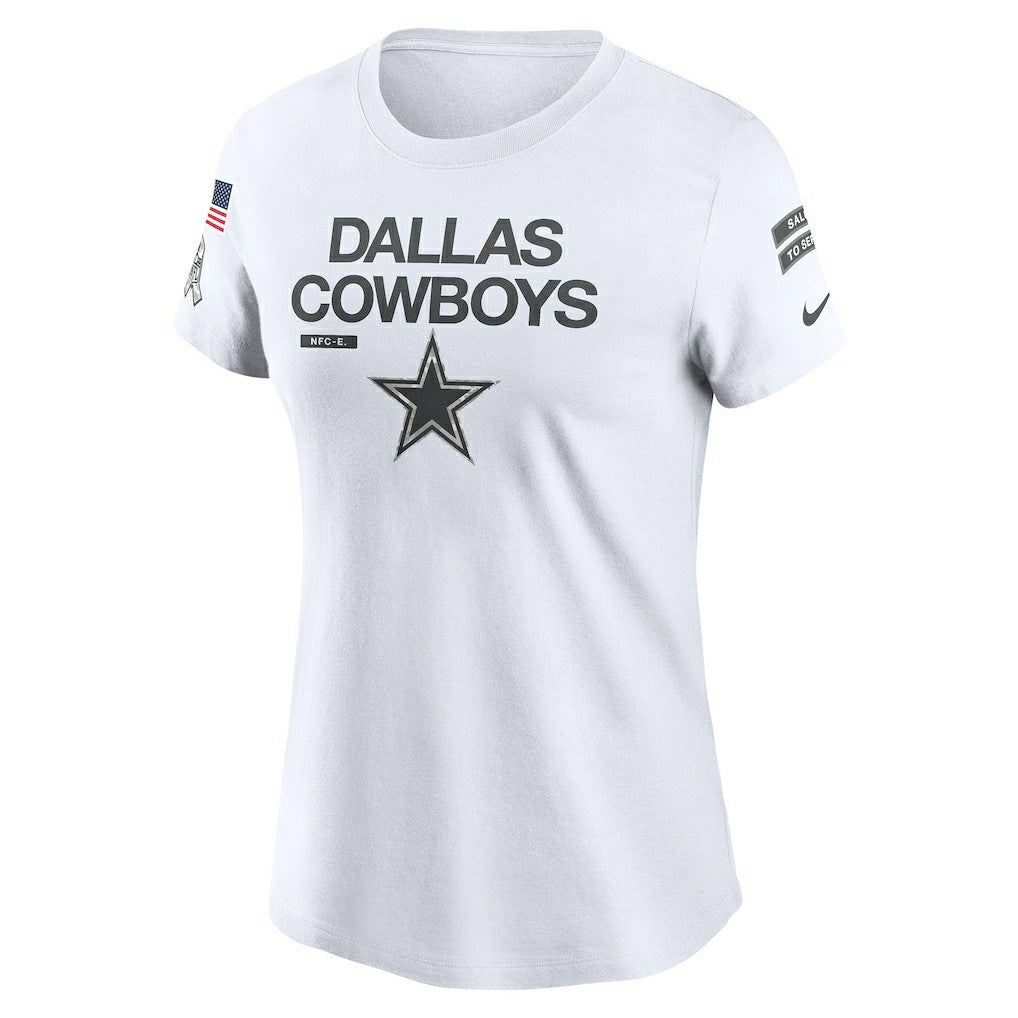 Women's 2024 Salute To Service Legend Performance T-Shirt - Dallas Cowboys T-shirts