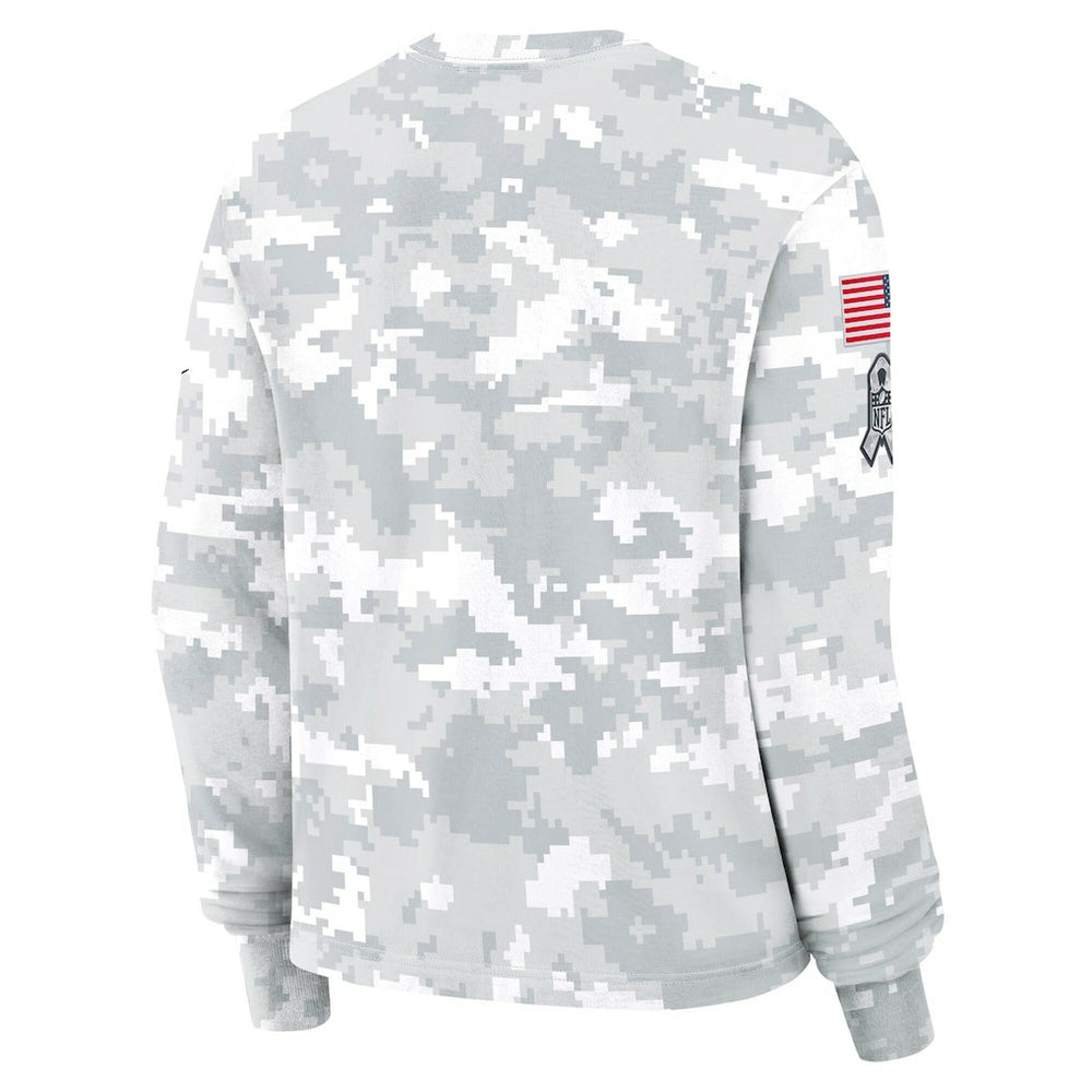 Women's 2024 Salute To Service Dri-FIT Long Sleeve T-Shirt - Cleveland Browns T-shirts