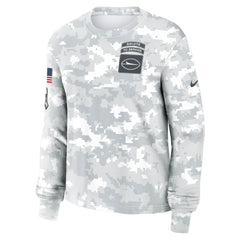 Women's 2024 Salute To Service Dri-FIT Long Sleeve T-Shirt - New York Jets T-shirts