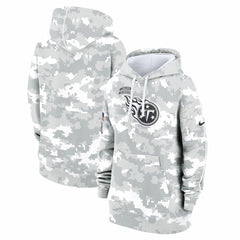 Women's 2024 Salute To Service Club Fleece Oversized Pullover Hoodie - Tennessee Titans Hoodies