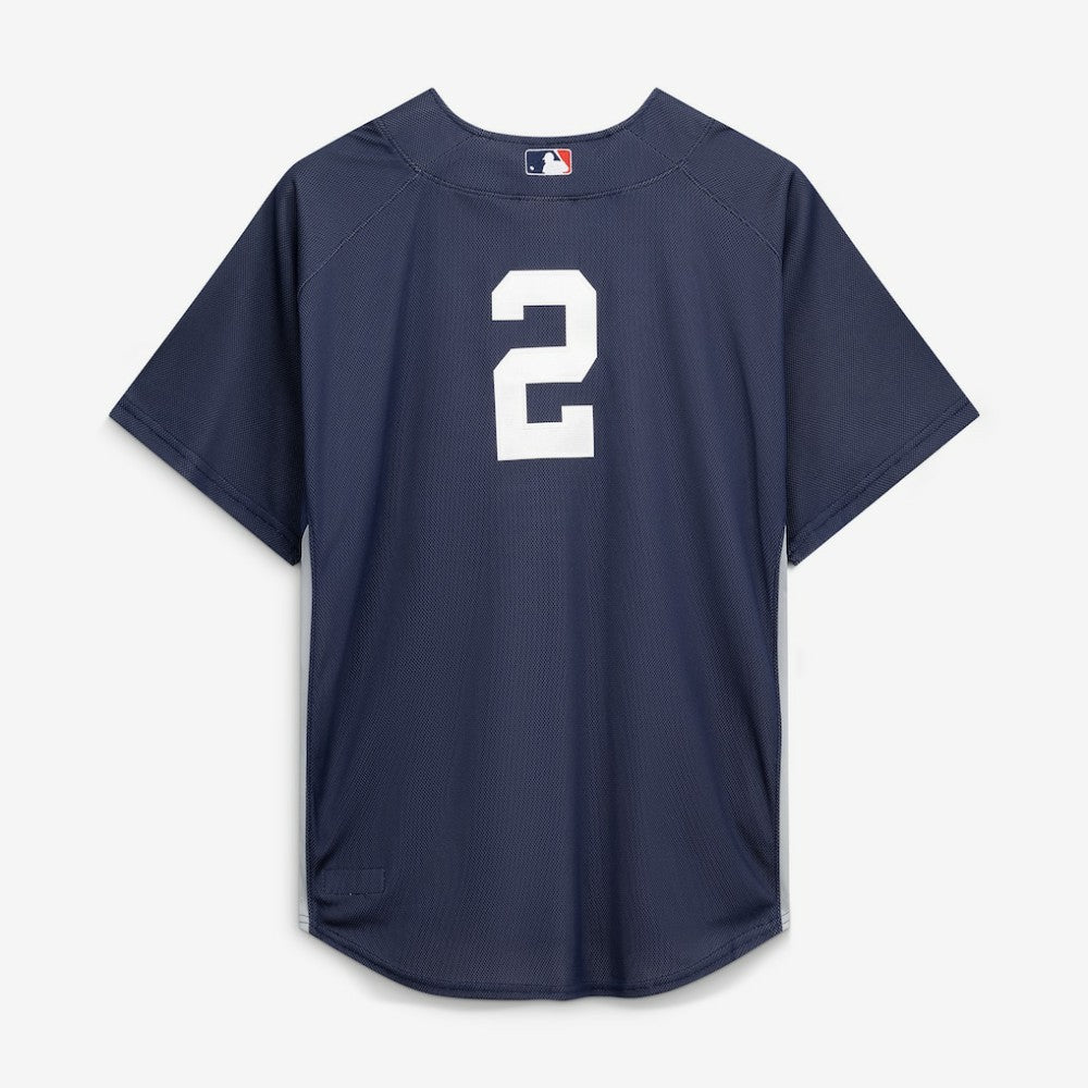 Navy Derek Jeter New York Yankees Mitchell & Ness Authentic Batting Practice Jersey
