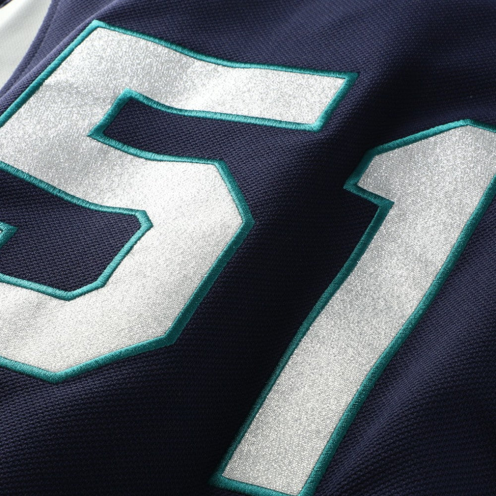 Navy Ichiro Suzuki Seattle Mariners Mitchell & Ness Cooperstown Collection Batting Practice Jersey