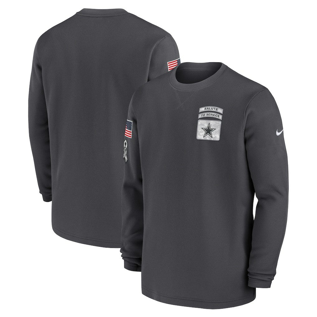 2024 Salute To Service Long Sleeve T-Shirt - Dallas Cowboys T-shirts