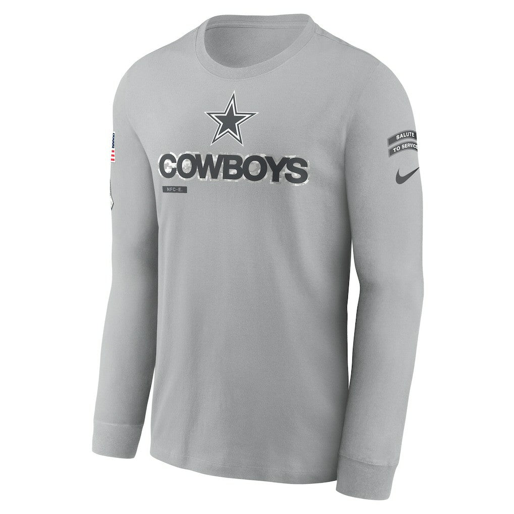 2024 Salute To Service Long Sleeve T-Shirt - Dallas Cowboys T-shirts