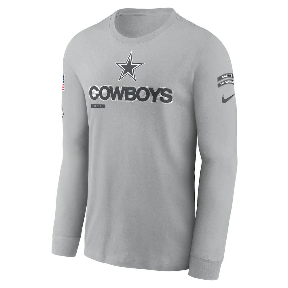 2024 Salute To Service Long Sleeve T-Shirt - Dallas Cowboys T-shirts