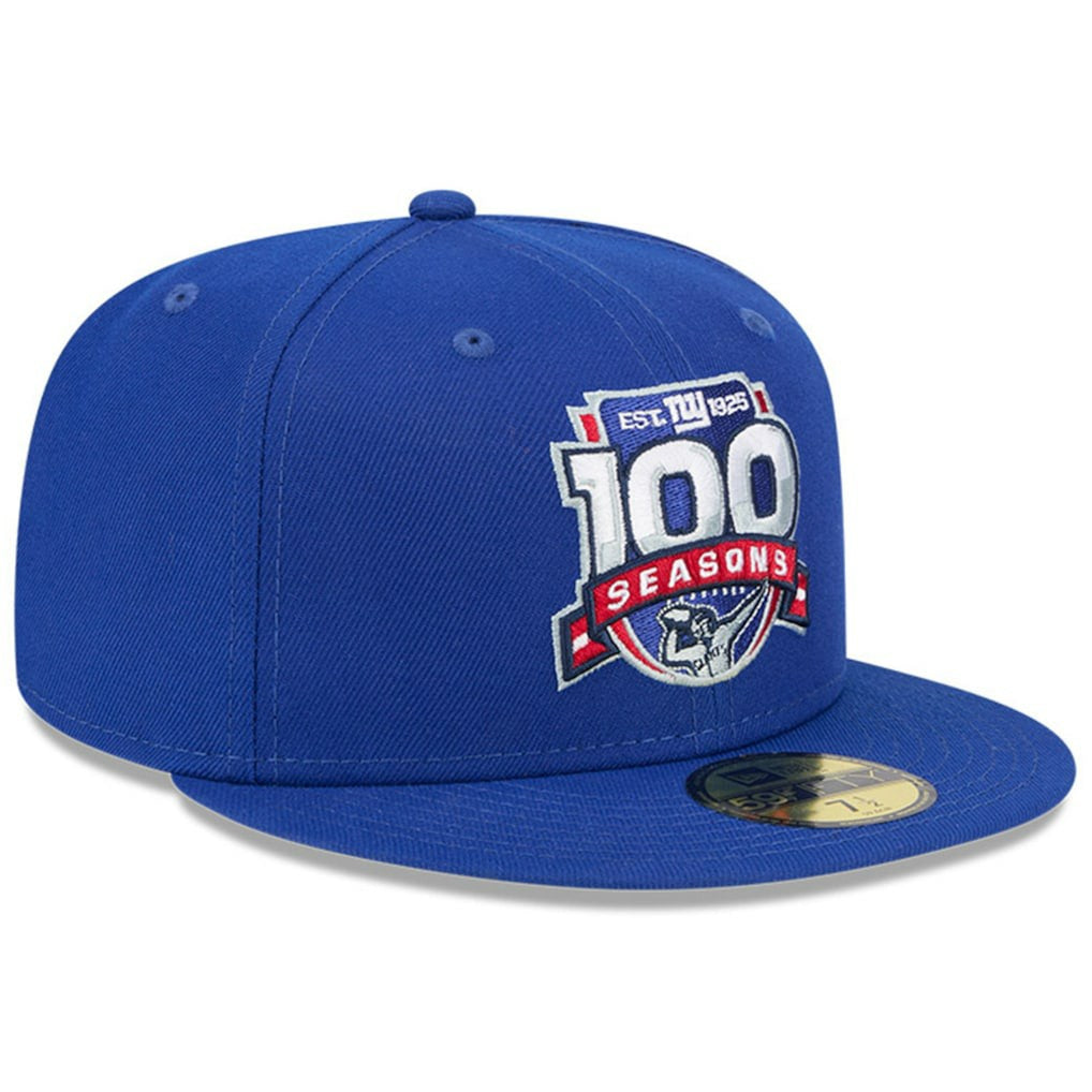100th Season 59FIFTY Fitted Hat - New York Giants Hats