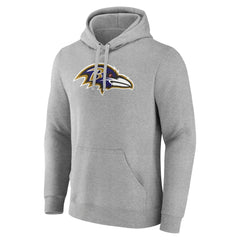 Lamar Jackson  Icon Player Name & Number Pullover Hoodie - Baltimore Ravens Hoodies