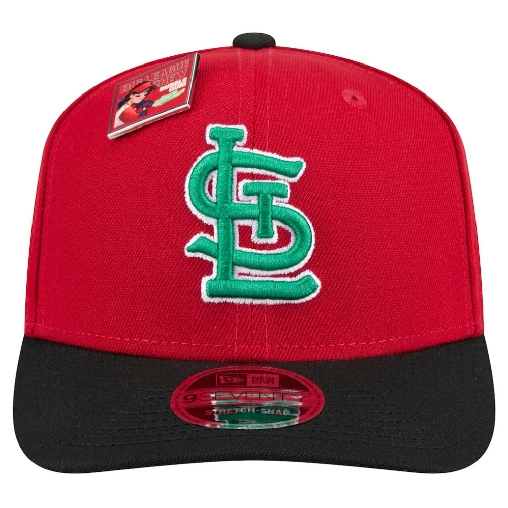 Red/Black St. Louis Cardinals New Era 2024 Big League Chew Flavor Pack 9SEVENTY Adjustable Hat