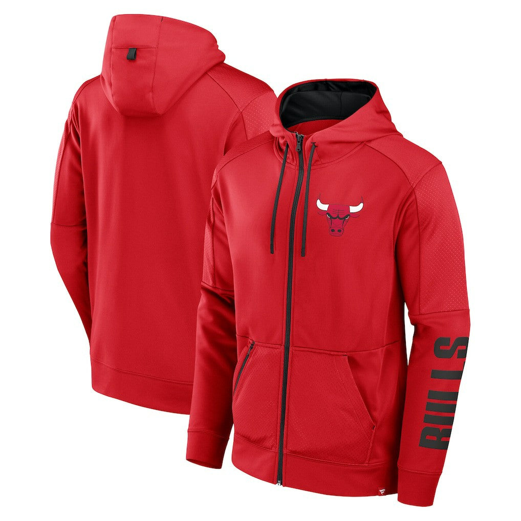 Fanatics Chicago Bulls Baller Defender Performance Full-Zip Hoodie sale