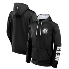 Fanatics Brooklyn Nets Baller Defender Performance Full-Zip Hoodie