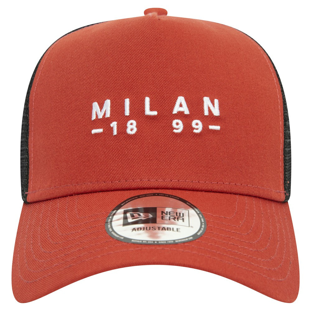 AC Milan New Era 9FORTY A-Frame Trucker Adjustable Hat