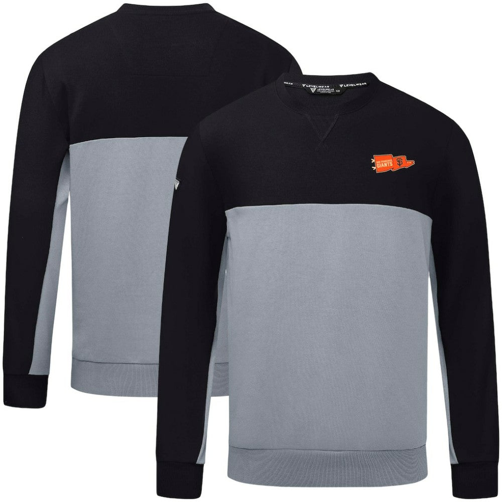 Black San Francisco Giants Levelwear  Legacy Rafters Pullover Sweatshirt