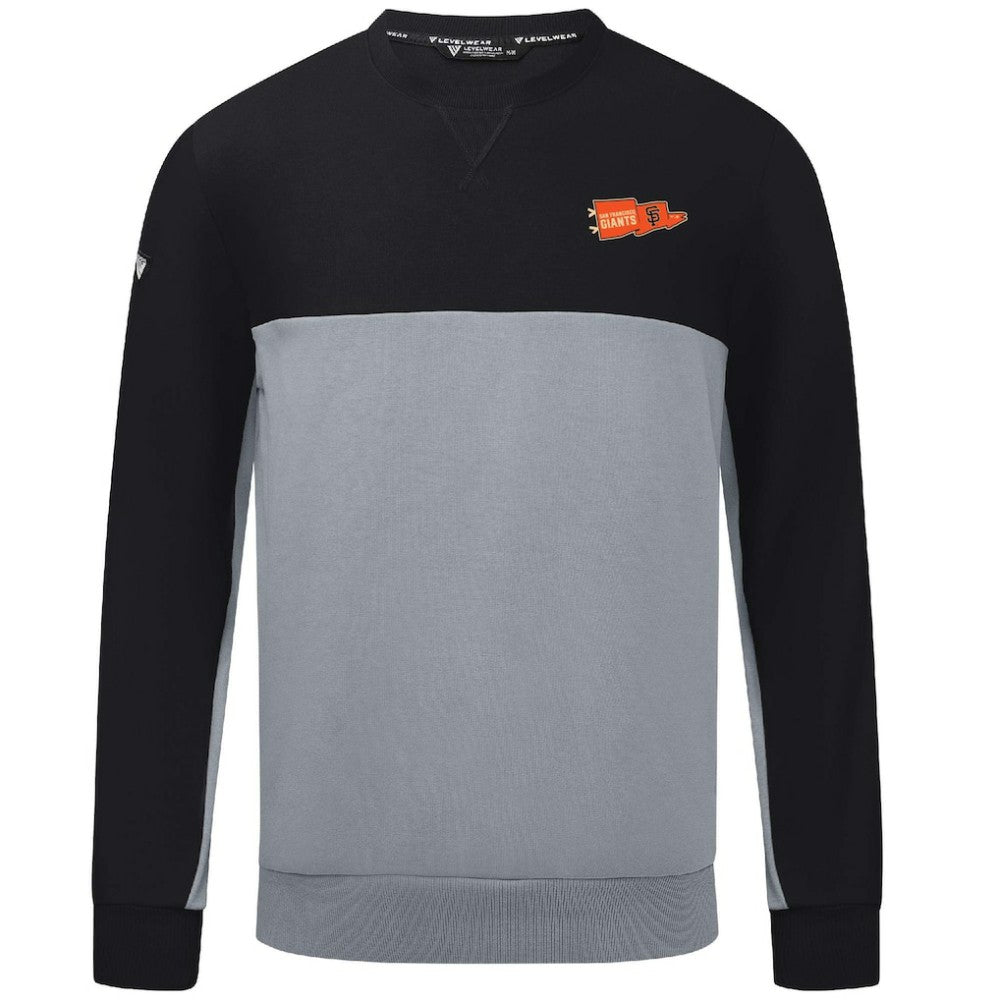 Black San Francisco Giants Levelwear  Legacy Rafters Pullover Sweatshirt